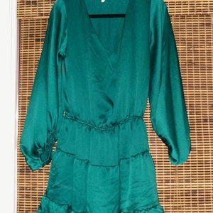 Green Boutique Dress, Worn Once, Size L